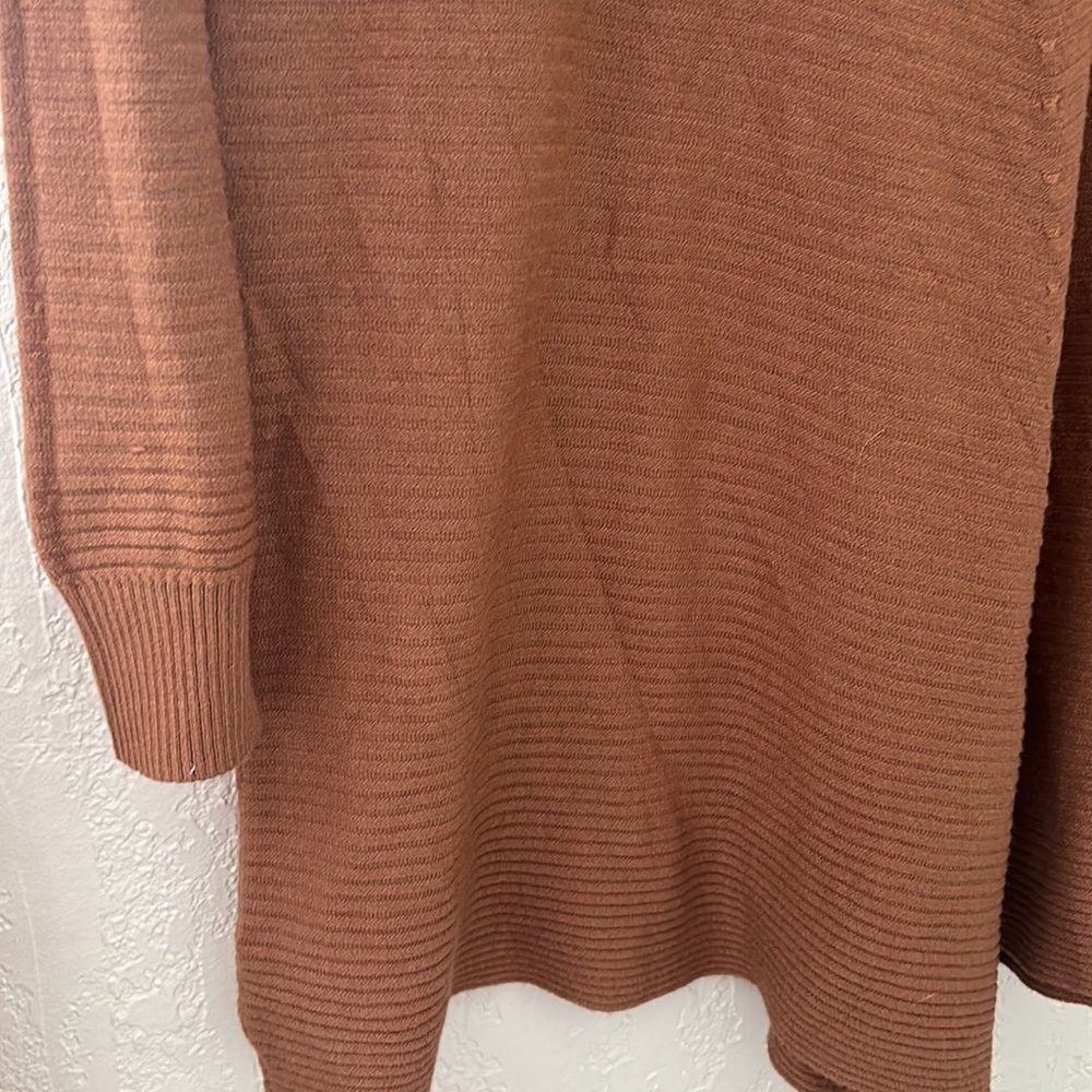 LOLA Women's sweater brown color  one size made in Italy - Picture 3 of 5